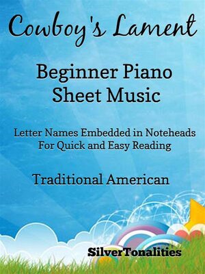 cover image of Cowboy's Lament Beginner Piano Sheet Music